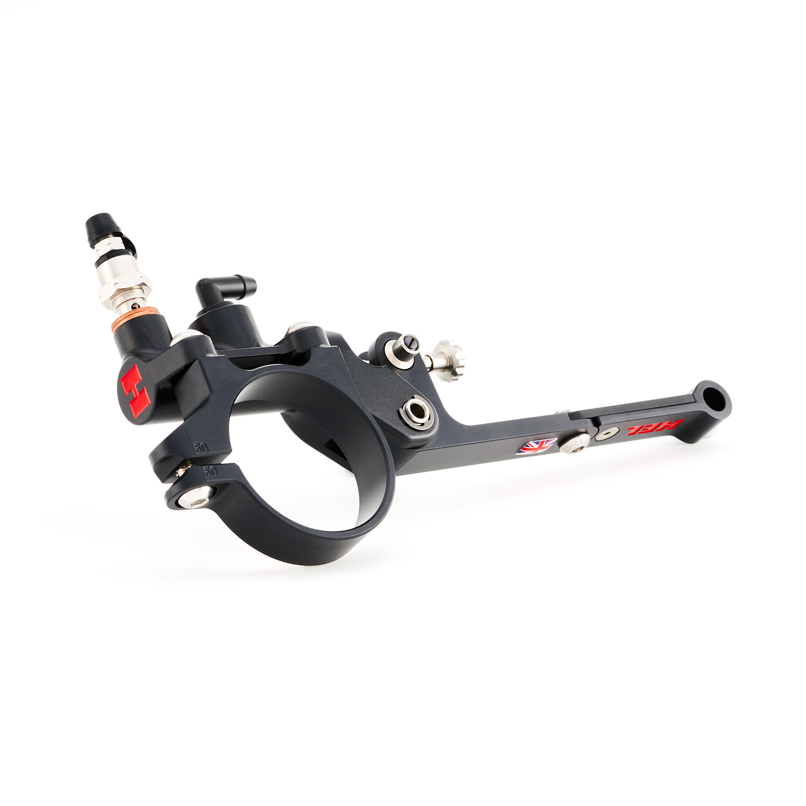 Frână de spate la degetul mare (Thumb Brake) HEL, cu montare pe furcă HEL Performance