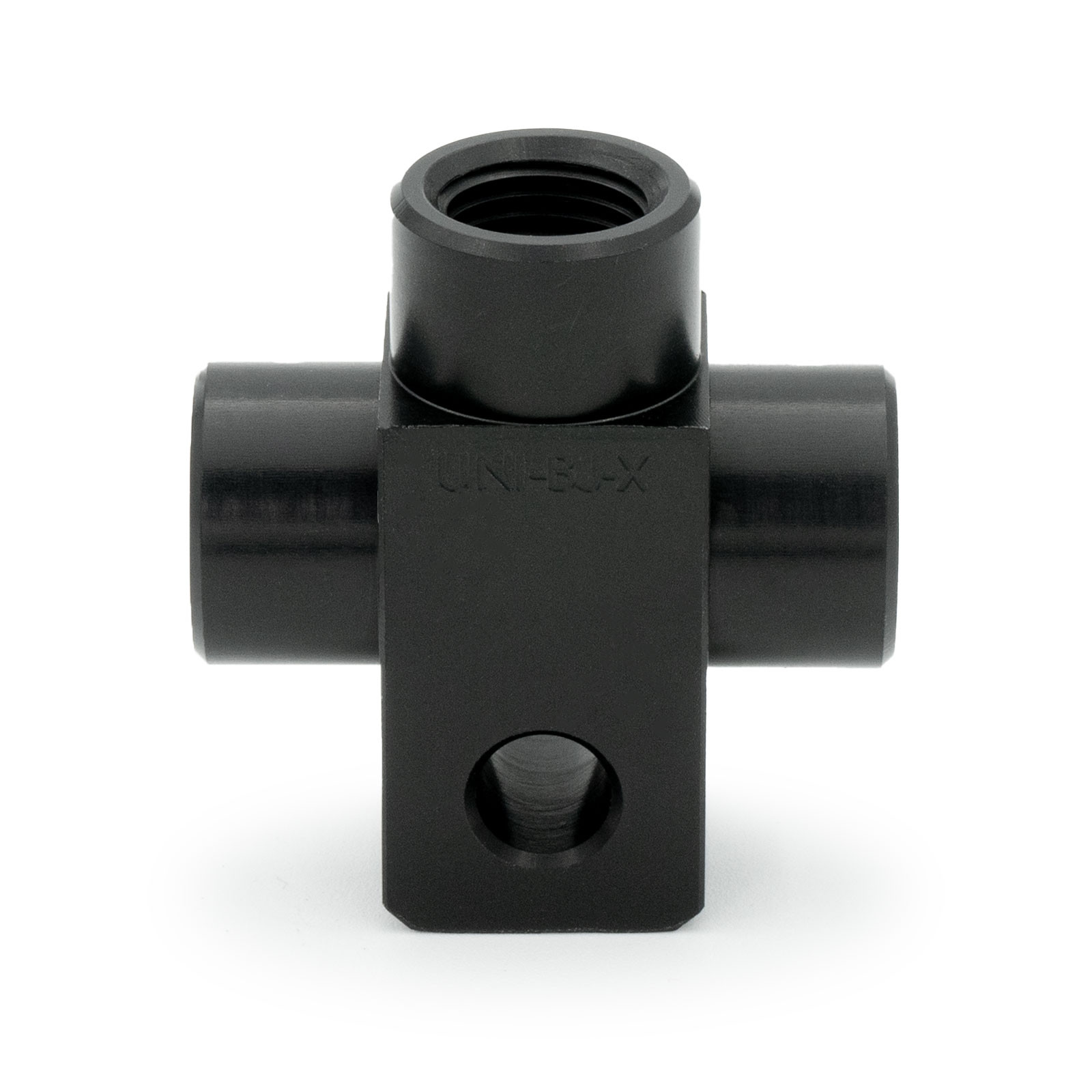 Adaptor T din aluminiu HEL, AN3 (F) cu gaură de montare de 6 mm - Scaune concave HEL Performance - imagine 3
