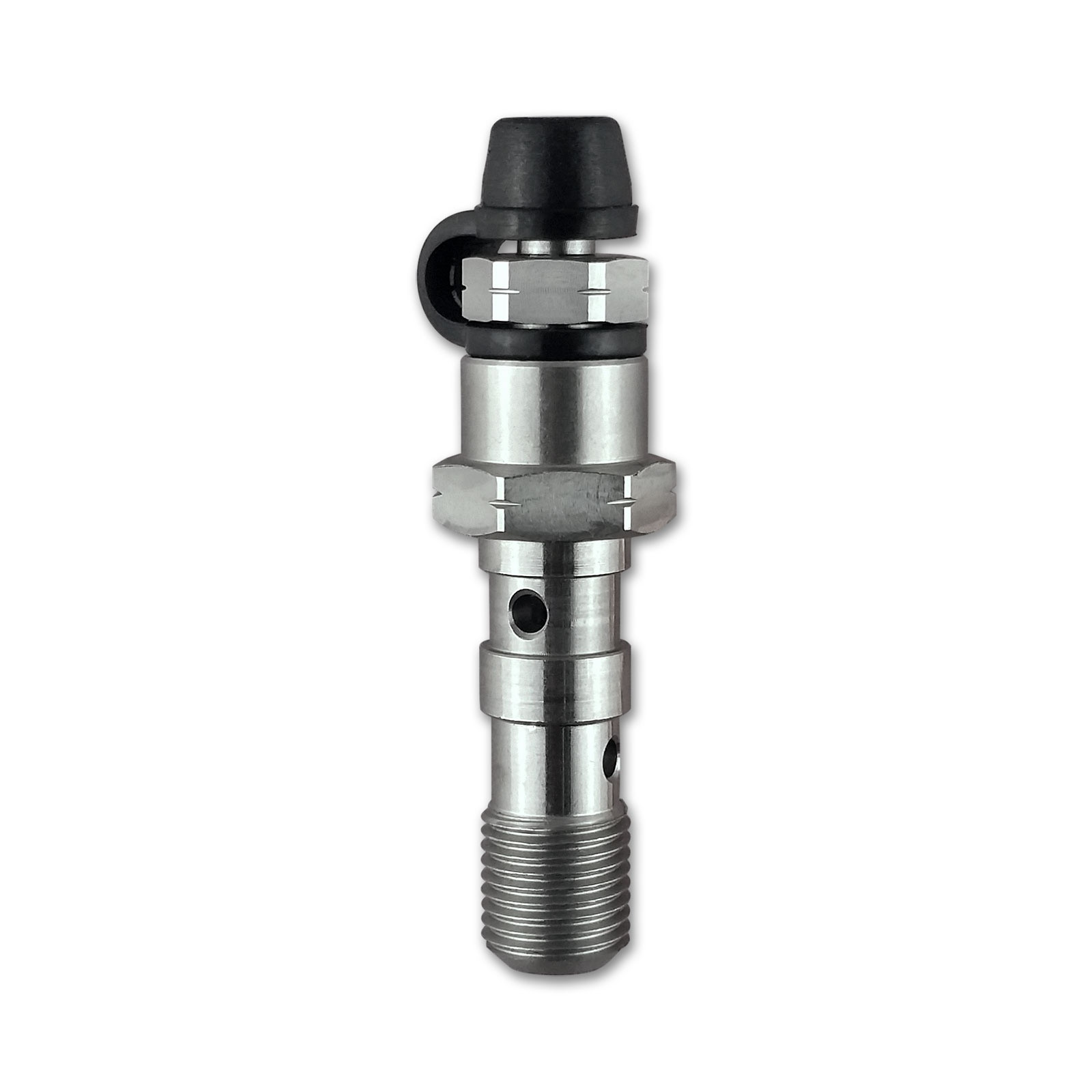 Șurub Banjo Dublu din oțel inoxidabil HEL, M10 x 1.00, cu aerisitor integrat HEL Performance