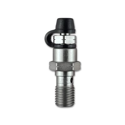 Șurub Banjo HEL din Oțel Inoxidabil M10 x 1.25 cu Aerisitor HEL Performance