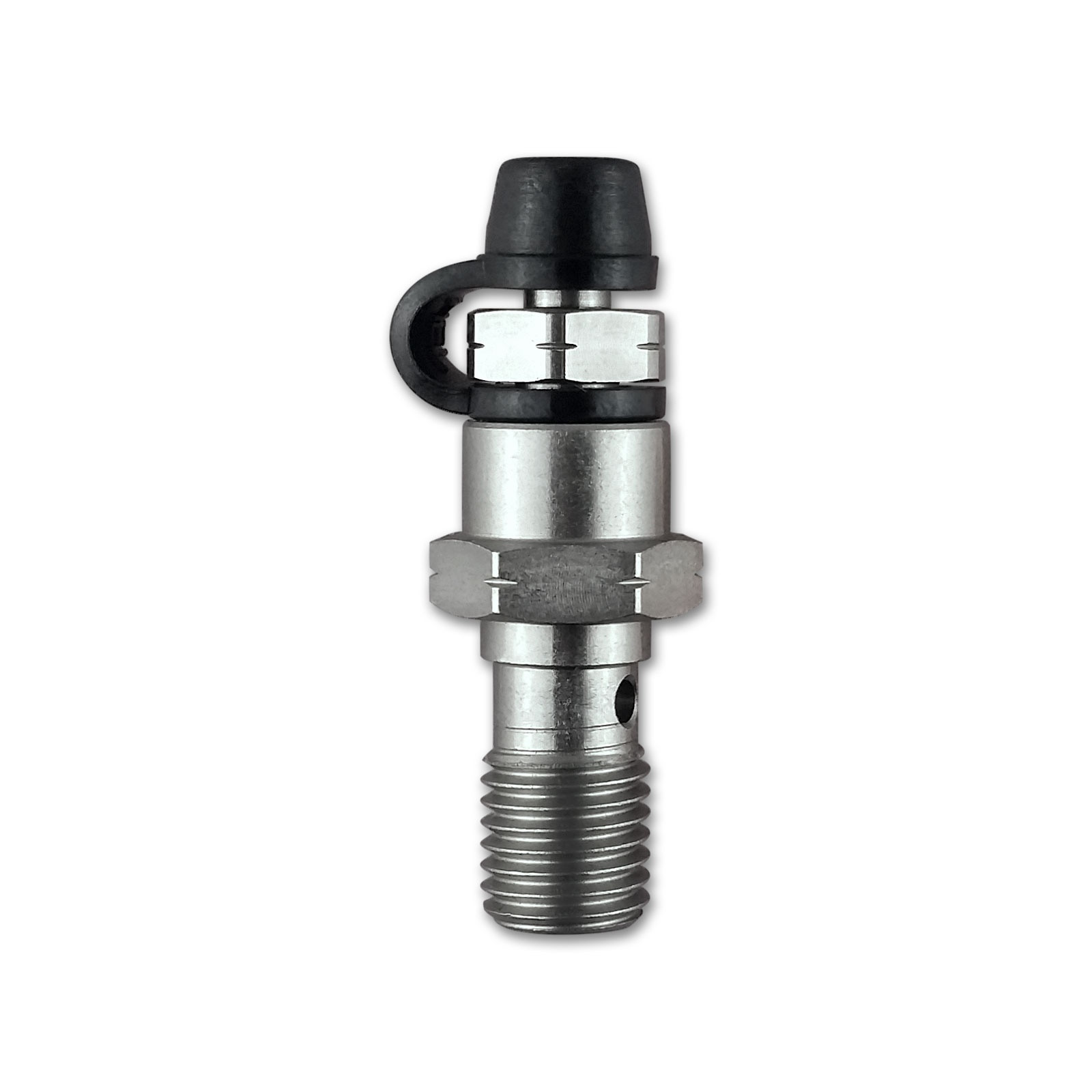 Șurub Banjo HEL din Oțel Inoxidabil M10 x 1.25 cu Aerisitor HEL Performance
