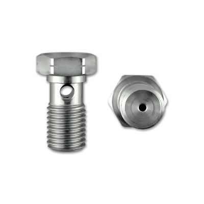 Șurub Banjo HEL din Oțel Inoxidabil M12 x 1.5 cu Restricție de 1.5mm pentru Alimentarea cu Ulei a Turbinelor HEL Performance