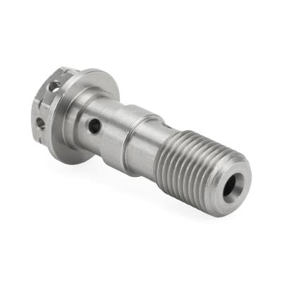 Șurub Banjo Dublu HEL din Oțel Inoxidabil M10 x 1.00, Specificație Race HEL Performance